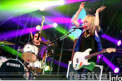 The Ting Tings op Lowlands 2008 foto