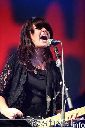 Blood Red Shoes op Lowlands 2008 foto