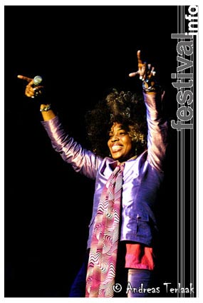 Macy Gray op North Sea Jazz 2004 foto