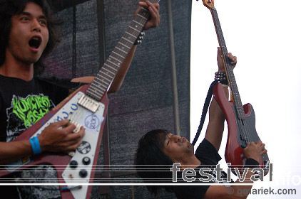 Electric Eel Shock op Geuzenpop 2008 foto