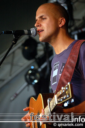 Milow op deBeschaving 2008 foto