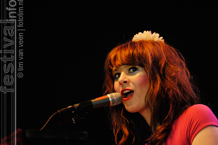 Kate Nash op deBeschaving 2008 foto