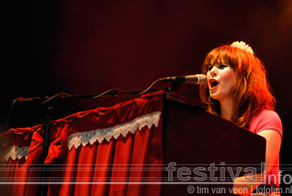 Kate Nash op deBeschaving 2008 foto