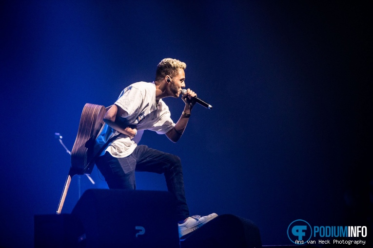 Malik Harris op Eurovision In Concert - 09/04 - AFAS Live foto