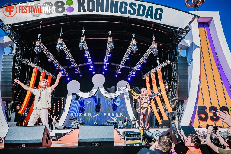 Suzan & Freek op 538 Koningsdag 2022 foto