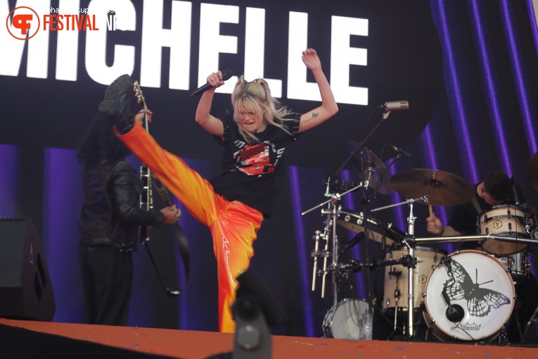 Davina Michelle op 538 Koningsdag 2022 foto