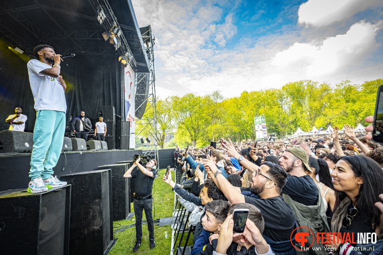 Sevn Alias op Bevrijdingsfestival Utrecht 2022 foto