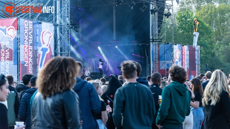 Frenna op Bevrijdingsfestival Groningen 2022 foto