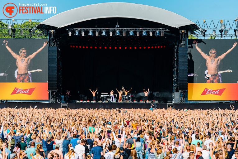 Goldband op Parkpop 2022 foto