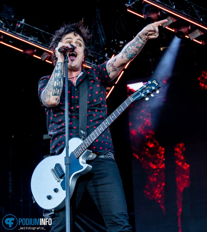 Green Day op Hella Mega Tour - 22/06 - Stadspark foto