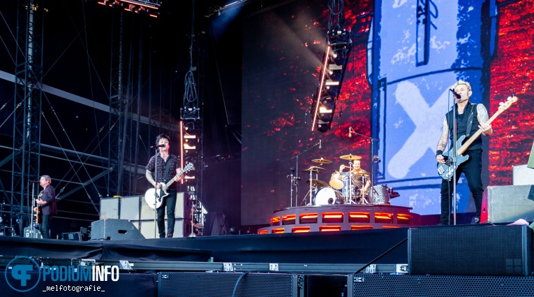 Green Day op Hella Mega Tour - 22/06 - Stadspark foto