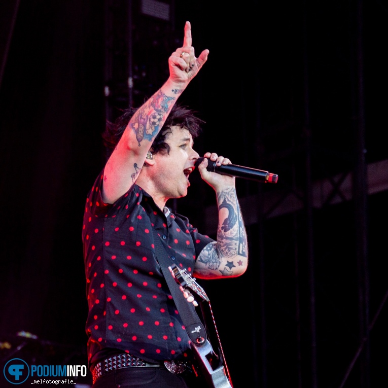 Green Day op Hella Mega Tour - 22/06 - Stadspark foto