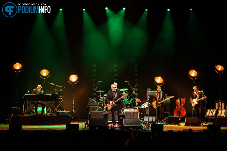 Elvis Costello & the Imposters op Elvis Costello -28/06 - Carré foto