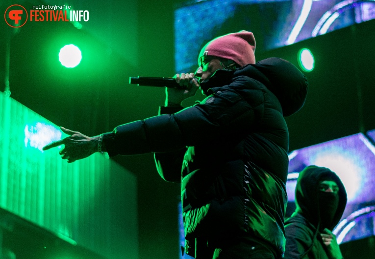 Central Cee op WOO HAH x Rolling Loud 2022 - vrijdag foto