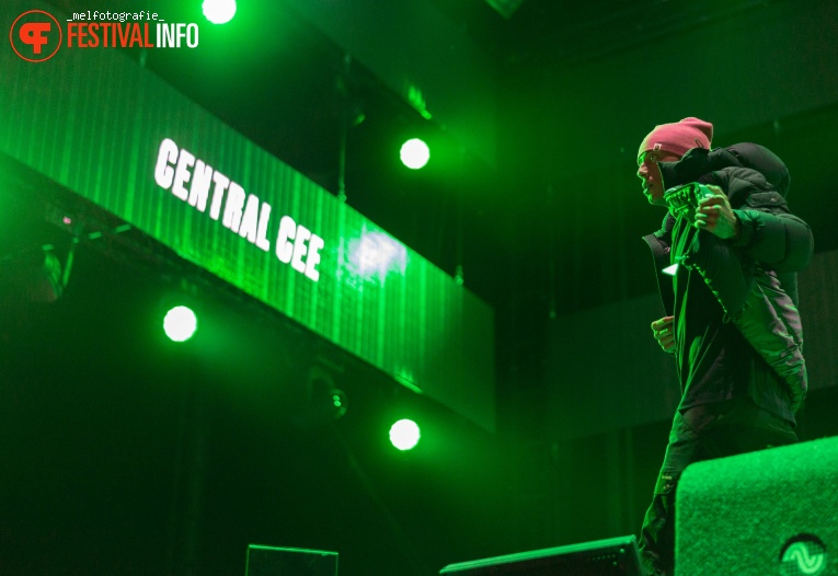 Central Cee op WOO HAH x Rolling Loud 2022 - vrijdag foto