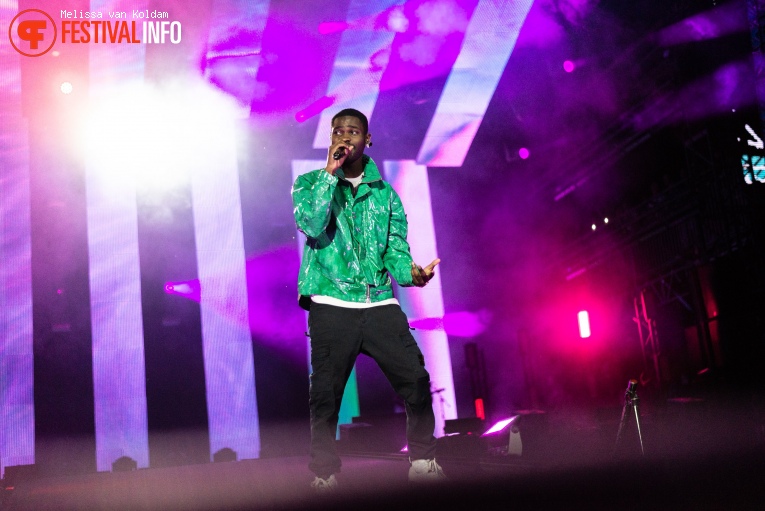 Dave (UK, Rap) op WOO HAH x Rolling Loud 2022 - zaterdag foto