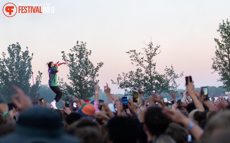 J. Cole op WOO HAH x Rolling Loud 2022 - Zondag foto