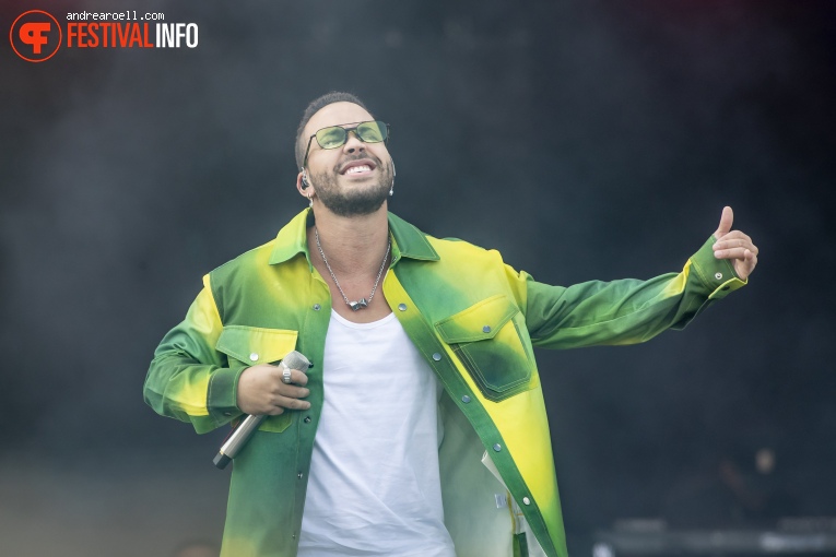 Prince Royce op Pal Mundo Outdoor 2022 foto