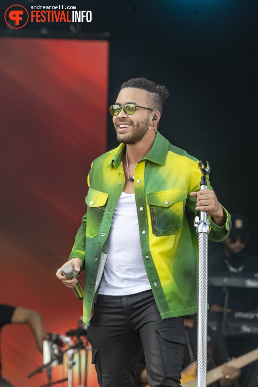 Prince Royce op Pal Mundo Outdoor 2022 foto