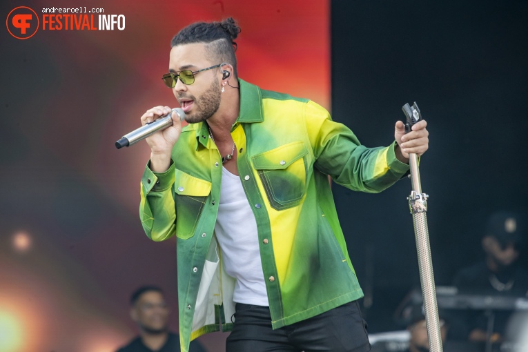 Prince Royce op Pal Mundo Outdoor 2022 foto