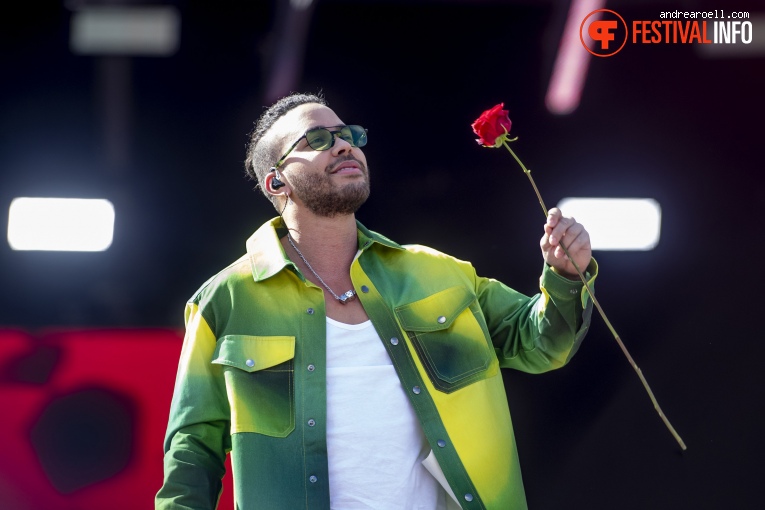 Prince Royce op Pal Mundo Outdoor 2022 foto