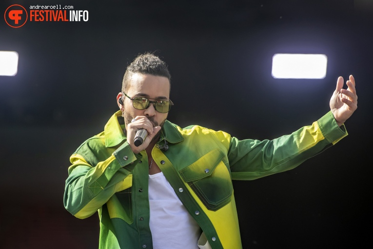 Prince Royce op Pal Mundo Outdoor 2022 foto