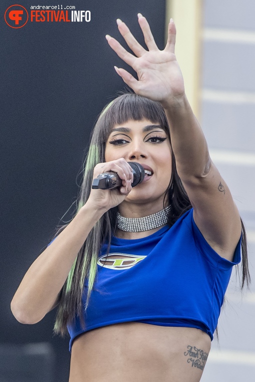 Anitta op Pal Mundo Outdoor 2022 foto