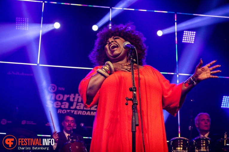 Michelle David & The True-tones op NN North Sea Jazz 2022 - zaterdag foto