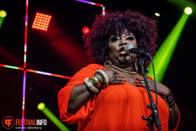 Michelle David & The True-tones op NN North Sea Jazz 2022 - zaterdag foto