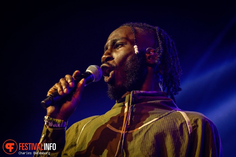 Kojey Radical op NN North Sea Jazz 2022 - zondag foto