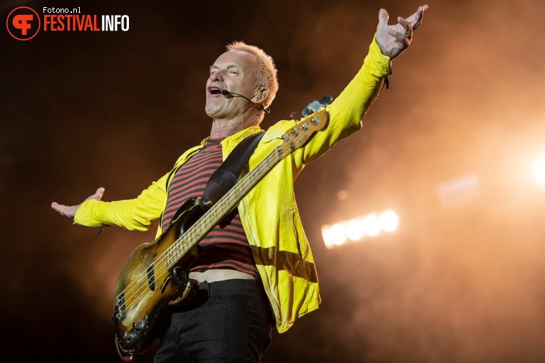 Sting op Bospop 2022 - Zaterdag foto