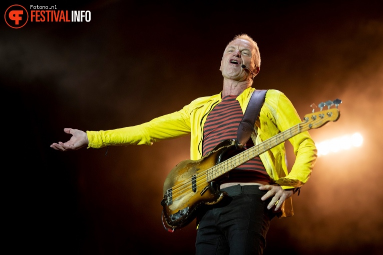 Sting op Bospop 2022 - Zaterdag foto