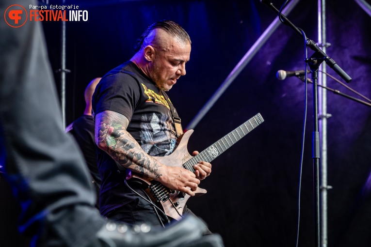 Pestilence op Werfpop 2022 foto