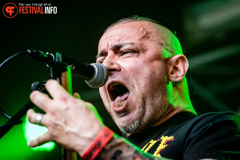 Pestilence op Werfpop 2022 foto