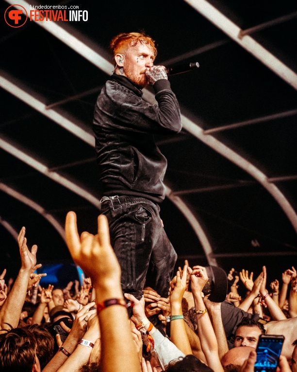 Frank Carter & The Rattlesnakes op Pukkelpop 2022 - zaterdag foto