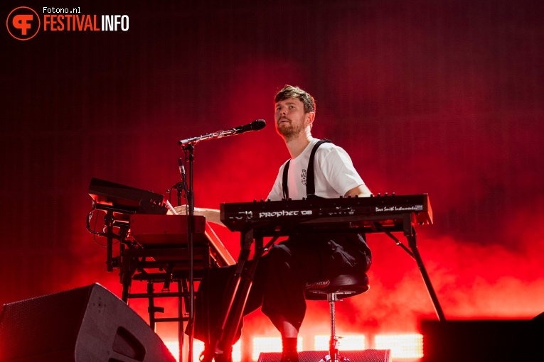 James Blake op Lowlands 2022 - zondag foto