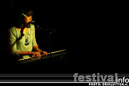 Therese Aune op Iceland Airwaves Festival 2008 foto