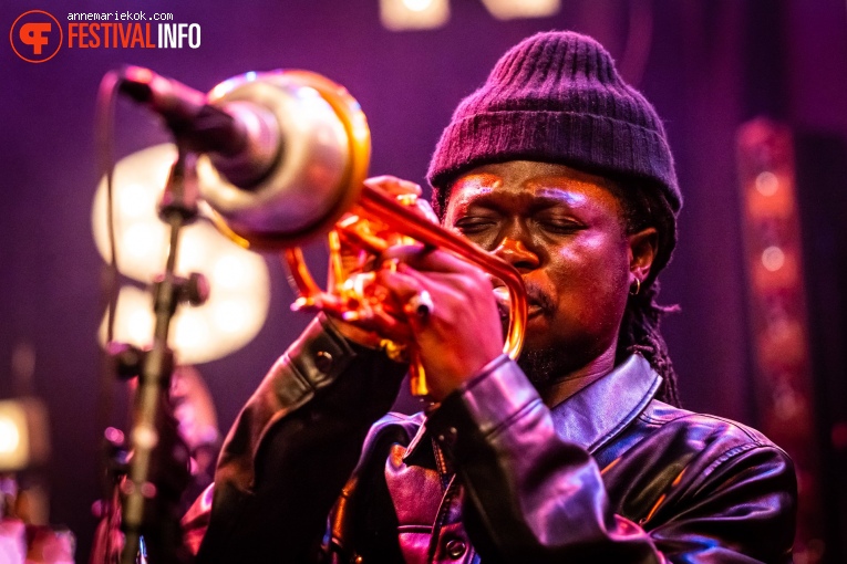 Peter Somuah Group op Eurosonic Noorderslag (ESNS) - zaterdag foto