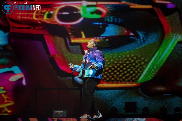 Chris Brown op Chris Brown - 06/03 - Ziggo Dome foto