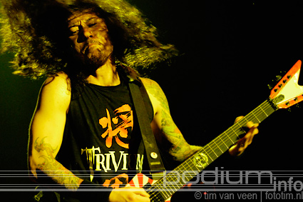 Trivium op The Unholy Alliance Chapter III - 7/11 - Heineken Music Hall foto