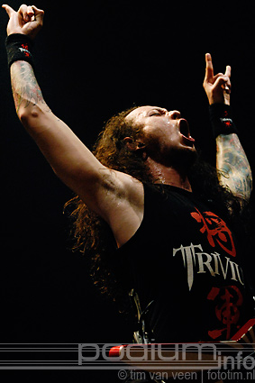 Trivium op The Unholy Alliance Chapter III - 7/11 - Heineken Music Hall foto