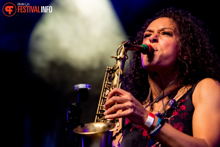 Vanessa Collier op Ribs & Blues 2023 foto