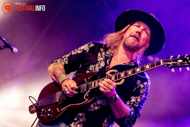 Devon Allman op Ribs & Blues 2023 foto
