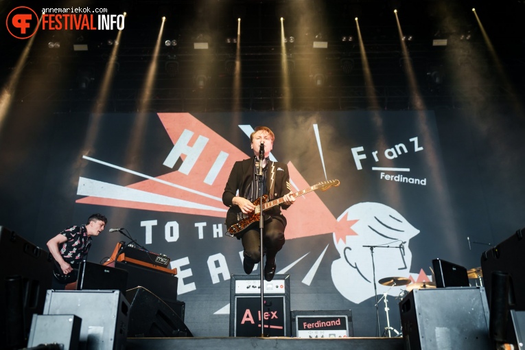 Franz Ferdinand op Dauwpop 2023 foto