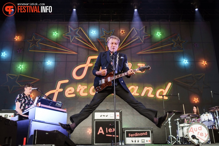 Franz Ferdinand op Dauwpop 2023 foto