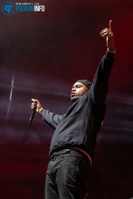 Nas op Wu-tang Clan & Nas - Ny State Of Mind Tour - 06/06 - Ziggo Dome foto