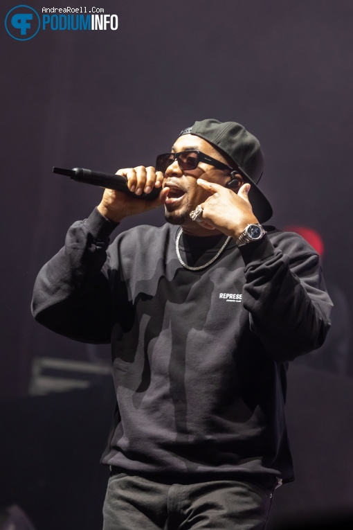 Nas op Wu-tang Clan & Nas - Ny State Of Mind Tour - 06/06 - Ziggo Dome foto