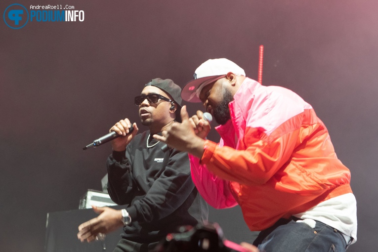 Wu-Tang Clan op Wu-tang Clan & Nas - Ny State Of Mind Tour - 06/06 - Ziggo Dome foto