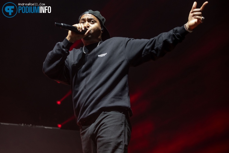 Nas op Wu-tang Clan & Nas - Ny State Of Mind Tour - 06/06 - Ziggo Dome foto