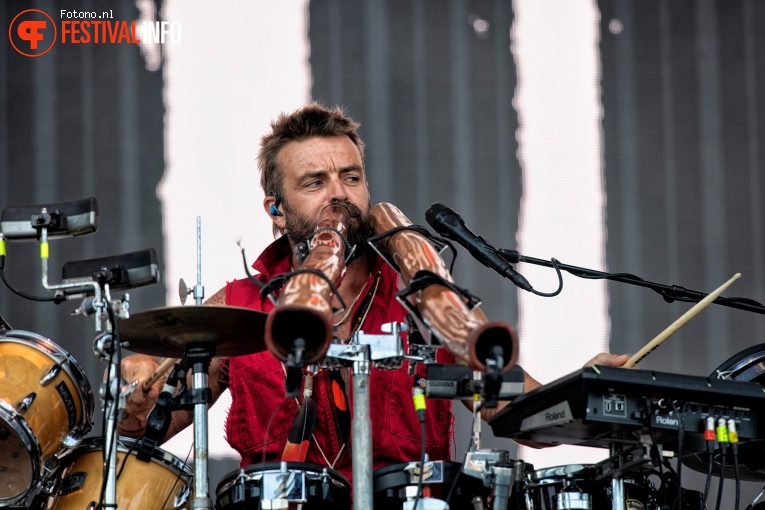 Xavier Rudd op Pinkpop 2023 - Zaterdag foto